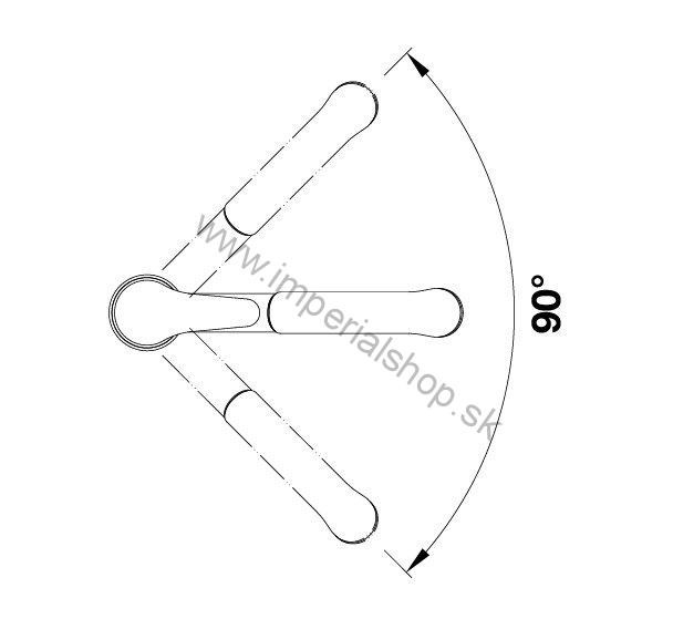 BLANCO DARAS-S Kovové prevedenie chróm