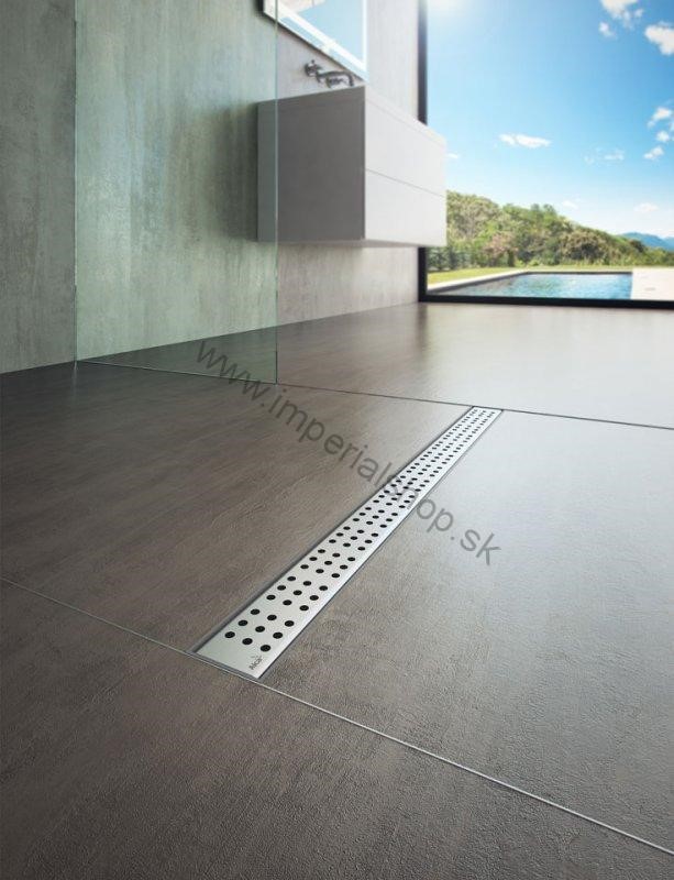 ALCADRAIN CODE-1150L Podlahový rošt pre líniový žľab lesklý