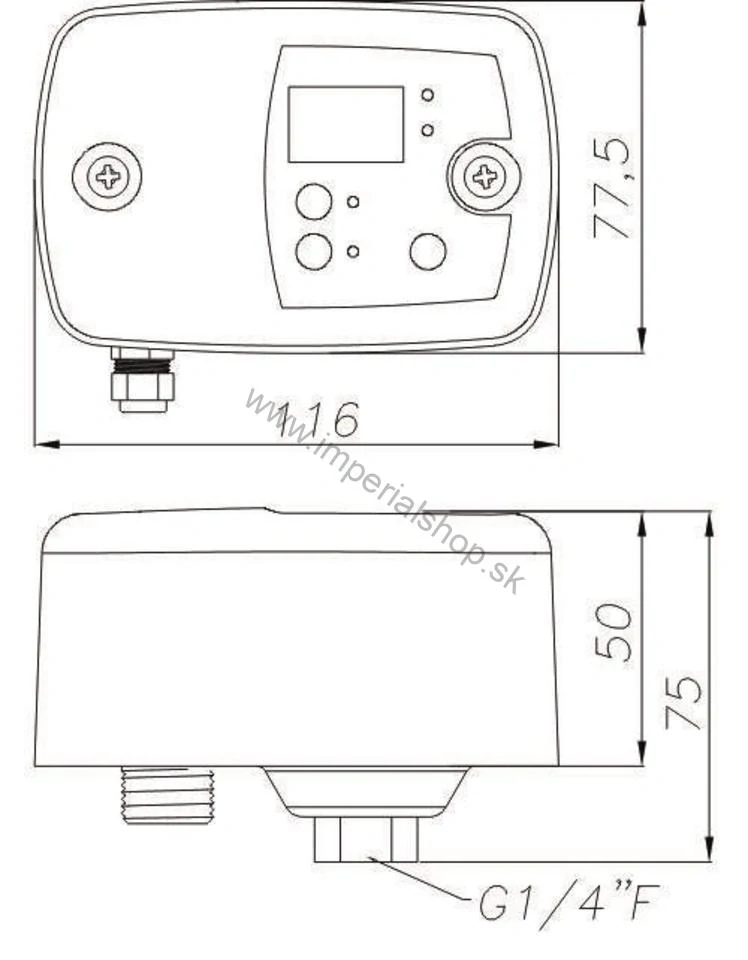 Tlakový spínač SWITCHMATIC2 s káblom