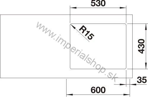BLANCO ANDANO 500-IF hodvábny lesk 522965