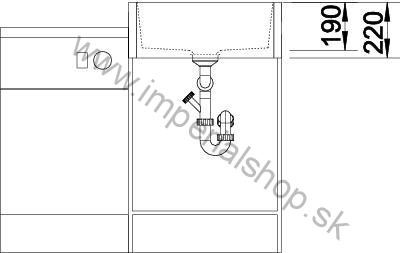 BLANCO PANOR 60 - 1 otvor