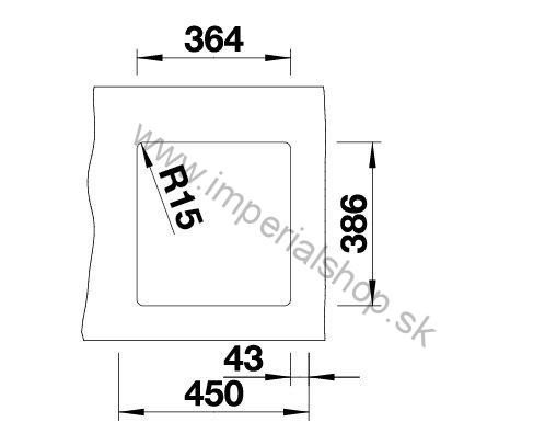 BLANCO SUBLINE 375-U