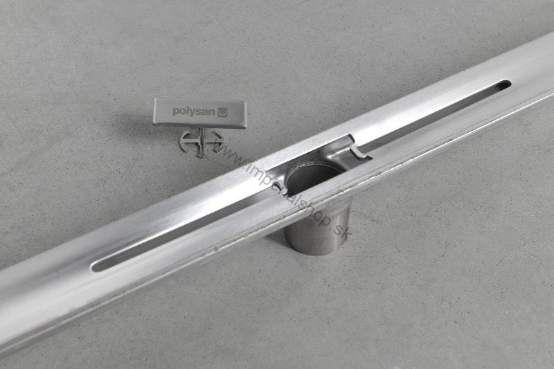 SLIM RIVER nerezový sprchový kanálik s roštom, 400-1000mm