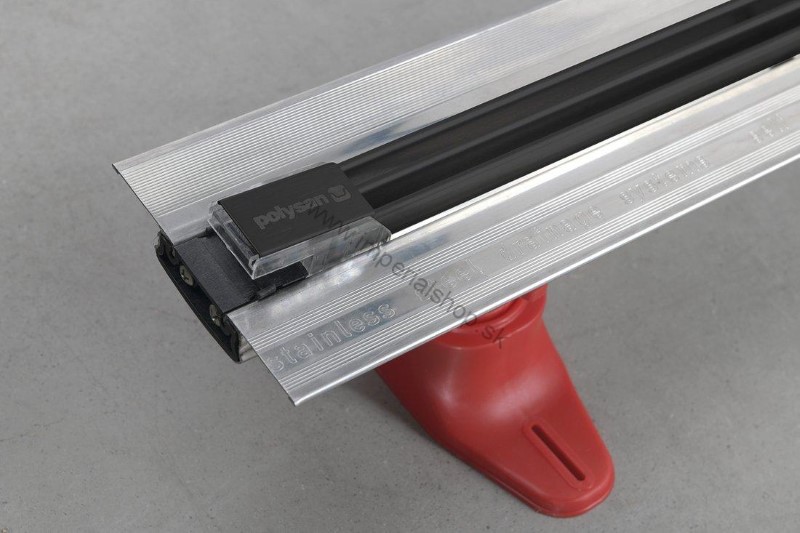 SLIM SPRING BLACK nerezový sprchový kanálik s roštom, 250-1200mm