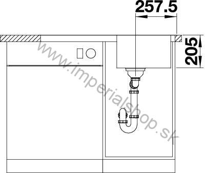 BLANCO LEMIS 45 S-IF leštená nerez 523030