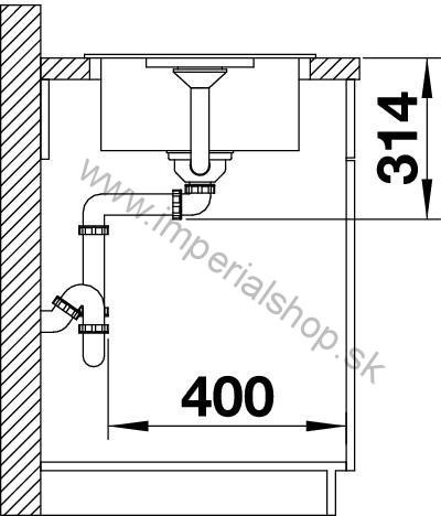 BLANCO FAVUM XL 6 S antracit 524233