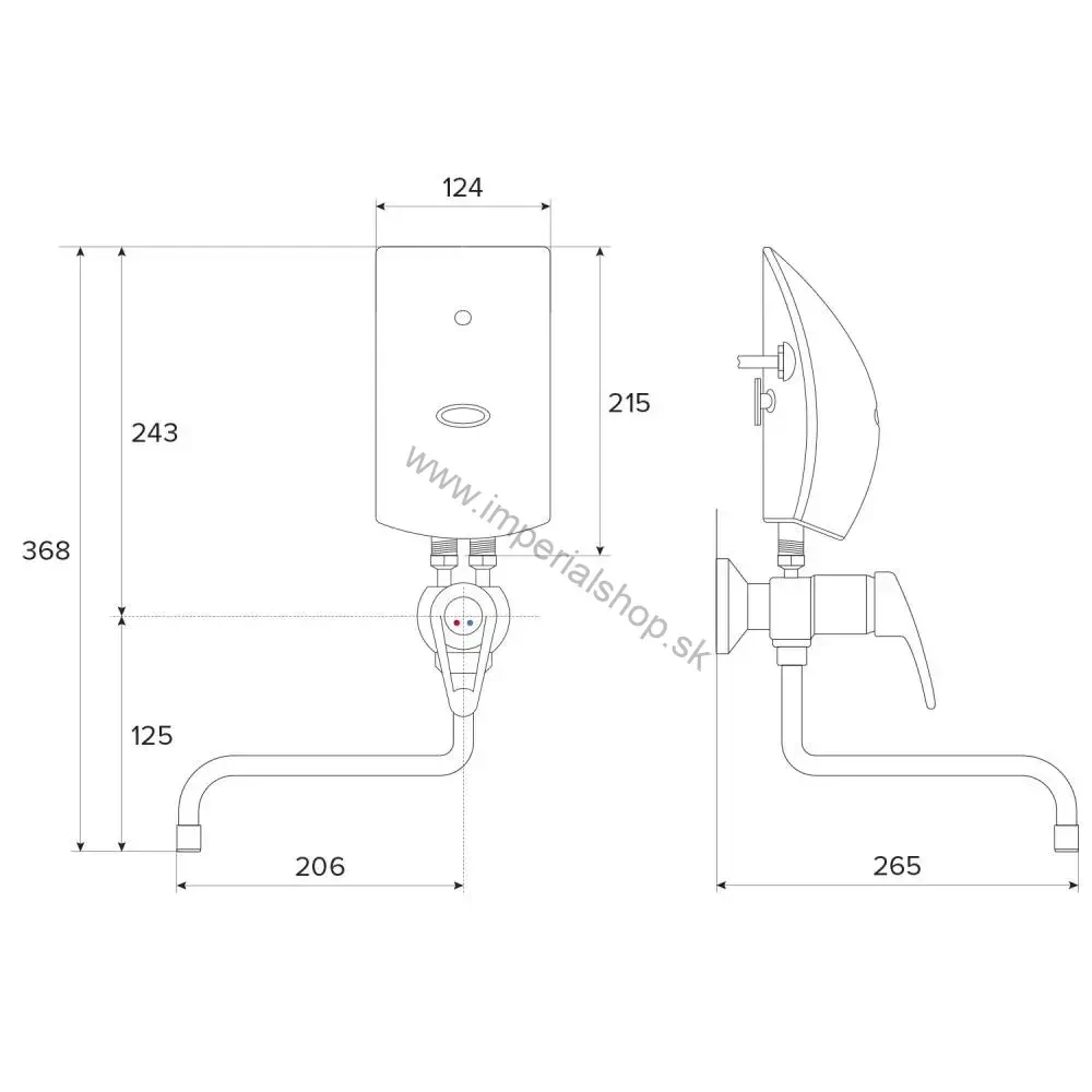 HAKL PM-B SET 5,5kW ohrievač s pák. batériou IconicLine