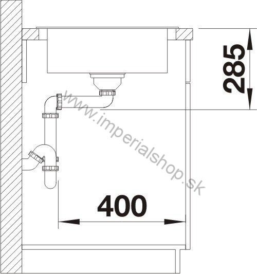 BLANCO LEMIS 45 S-IF Mini leštená nerez 525115