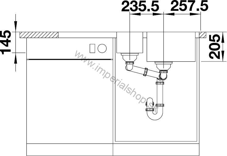 BLANCO LEMIS 6 S-IF leštený nerez 523032