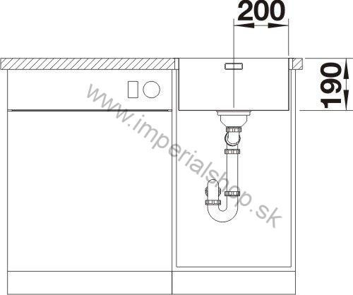 BLANCO ANDANO 400-IF hodvábny lesk 522957