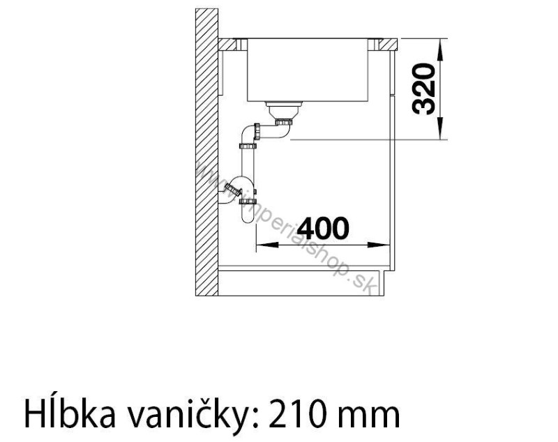 BLANCO ANDANO XL 6 S-IF s excentrickým ovládaním, hodvábny lesk, vanička vpravo 522999