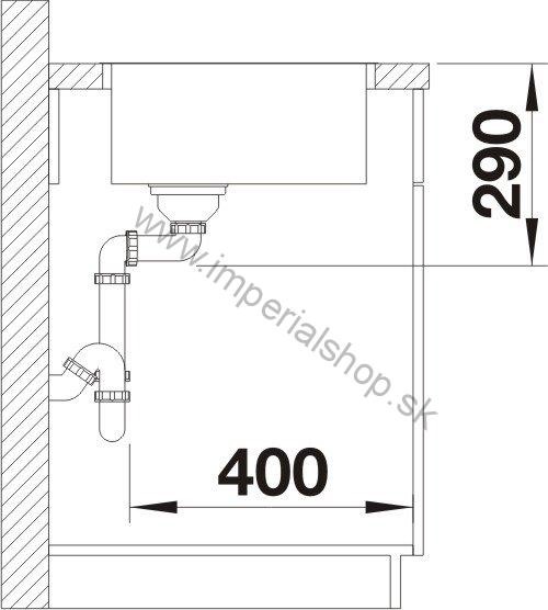 BLANCO ANDANO 400-IF hodvábny lesk 522957