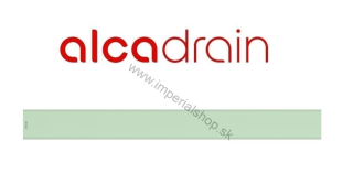 ALCADRAIN GL1202-300 Podlahový rošt pre líniový žľab - zelené sklo