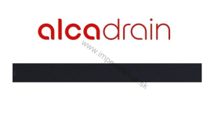ALCADRAIN GL1204-1050 Podlahový rošt pre líniový žľab - čierne sklo