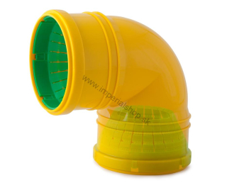 Drenážne koleno 90-stupňové 72-100mm Karmat