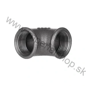 Čierne koleno redukované 92 1"x3/4" FF