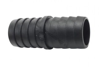 Spojka hadicová 3/4"x3/4" PVC 21x21 /mm/ na práčkovú odtokovú hadicu