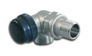 IVAR Radiátorový termostatický ventil 1/2"xEK uhlový ĽAVÝ - 500519