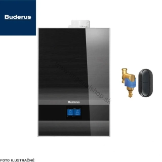 BUDERUS Set Logamax plus GB192i.2-25 čierny + Logafix 1"