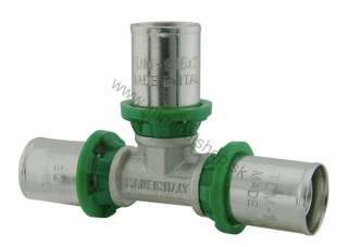 Lisovací PEX T-kus redukovaný 26 x 20 x 20